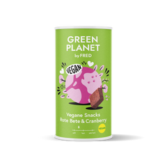 Vegane Snacks Rote Bete & Cranberry von FRED im 2er Set, halbweich, fruchtig, ideal für Training und Genuss.