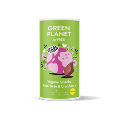 Vegane Snacks Rote Bete & Cranberry von FRED im 2er Set, halbweich, fruchtig, ideal für Training und Genuss.