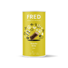 FRED Snacks Ente 2er Set für Hunde, luftgetrocknete Entensnacks, ideal als Belohnung und gut verträglich.