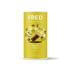 FRED Snacks Ente 2er Set für Hunde, luftgetrocknete Entensnacks, ideal als Belohnung und gut verträglich.