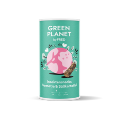 FRED Insektensnack Hermetia & Süßkartoffel im 2er Set, halbsofte Leckerli für empfindliche Tiere und Allergiker.