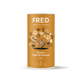 FRED Snacks Huhn & Gemüse 2er Set in runder Dose, leckere Kekse für Tiere mit 80% Muskelfleisch und Gemüse.