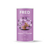 FRED Snacks Kaninchen & Rote Bete Minis im lila Beutel, ideale Hundeleckerlis für Training und Alltag, getreidefrei und handl