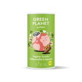 Vegane Snacks von FRED aus Süsskartoffel und Banane im 2er Set, farbenfrohe Verpackung, ideal für Belohnungen und unterwegs.