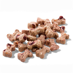 FRED Snacks Kaninchen & Rote Bete Minis für Hunde, getreidefrei, ideal für Training und Belohnungen, in bunten Formen.