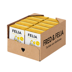 FELIA JUNIOR Huhn 2er Set für Kätzchen bis 12 Monate, getreidefrei, leicht verdaulich, hochwertiges tierisches Protein.