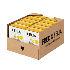 FELIA JUNIOR Huhn 2er Set für Kätzchen bis 12 Monate, getreidefrei, leicht verdaulich, hochwertiges tierisches Protein.