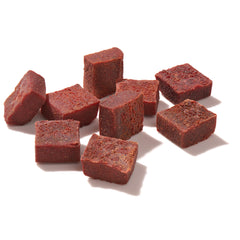 FRED Vegane Snacks Rote Bete & Cranberry im 2er Set, halbweiche, rote Snacks für Belohnung und Training, 100% vegan.