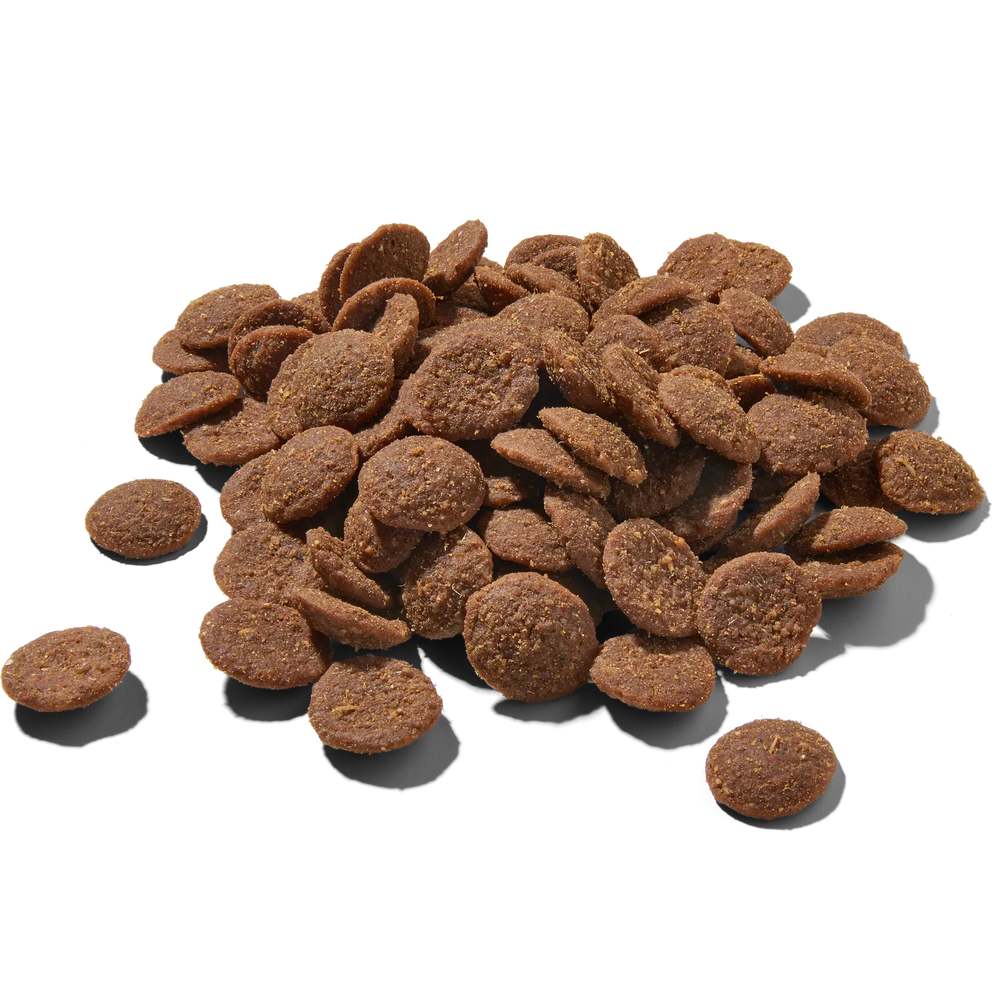 FRED Premium Trockenfutter Rind & Pferd, getreidefreies Futter für aktive Hunde, mit 30% Fleischanteil und vitalen Zutaten.