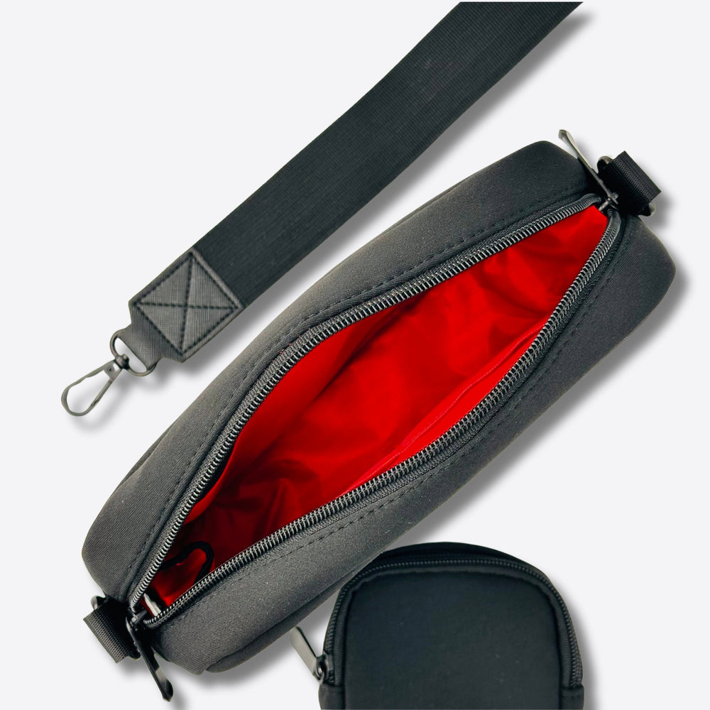 Gassitasche Neopren + Leckerlitasche (Deep Eclipse)