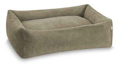 CLASSIC Hundebett TUDOR in beige mit erhöhten Rändern, weich und bequem für maximalen Komfort Ihres Hundes.