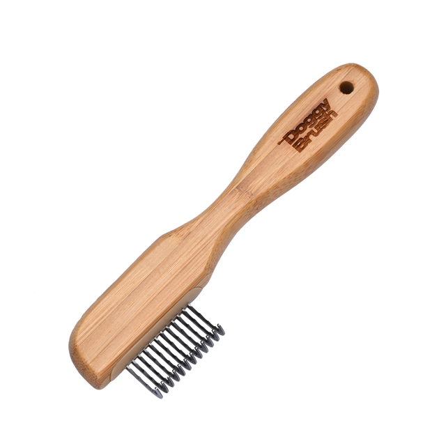 DoggyBrush - Entfilzerkamm aus Bambus