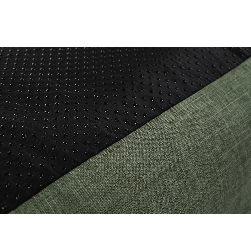Textile Oberfläche mit grünem und schwarzem Material für die DoggySi?sta Strong.