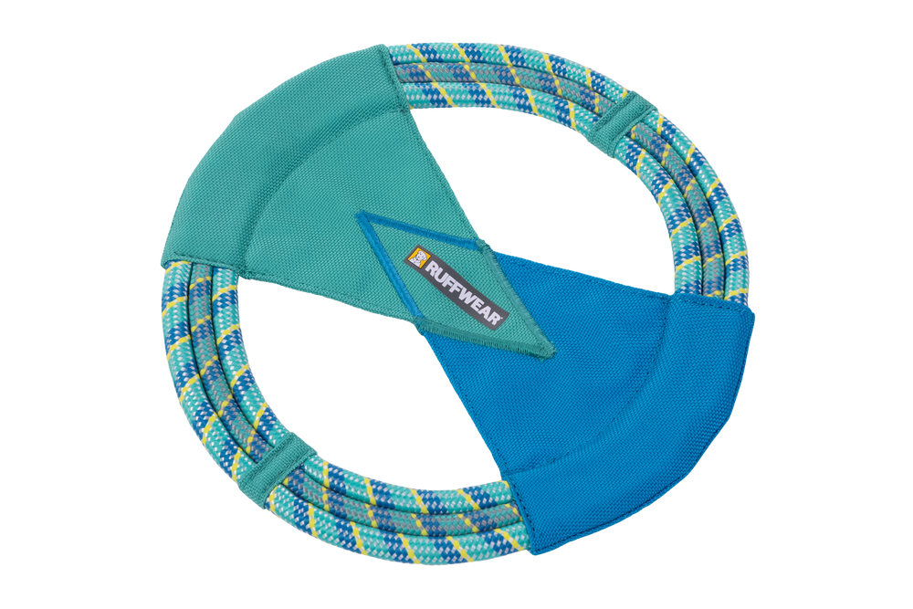 "Bunter Pacific Ring™ Wurfring aus robustem Seilmaterial für Hunde, ideal zum Spielen und Apportieren."