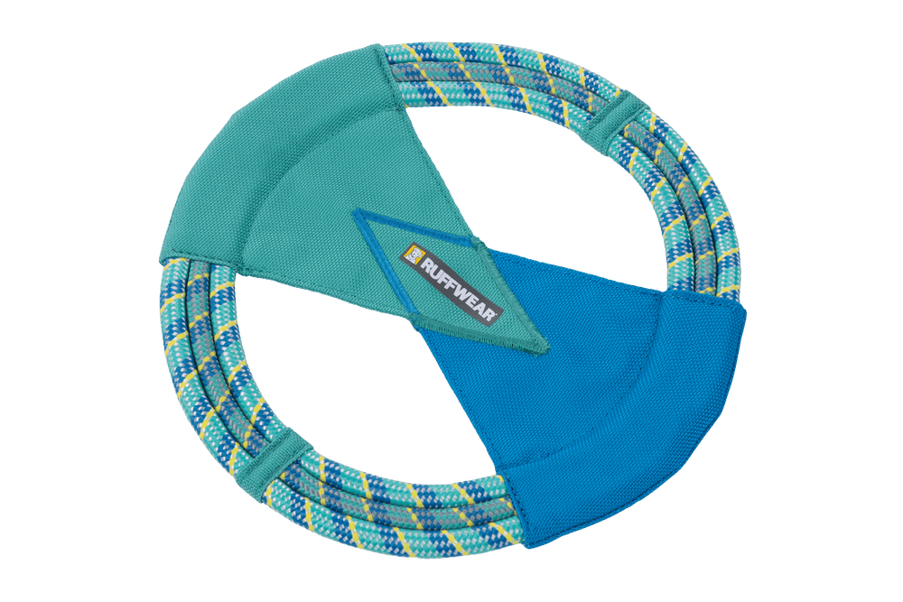 "Bunter Pacific Ring™ Wurfring aus robustem Seilmaterial für Hunde, ideal zum Spielen und Apportieren."