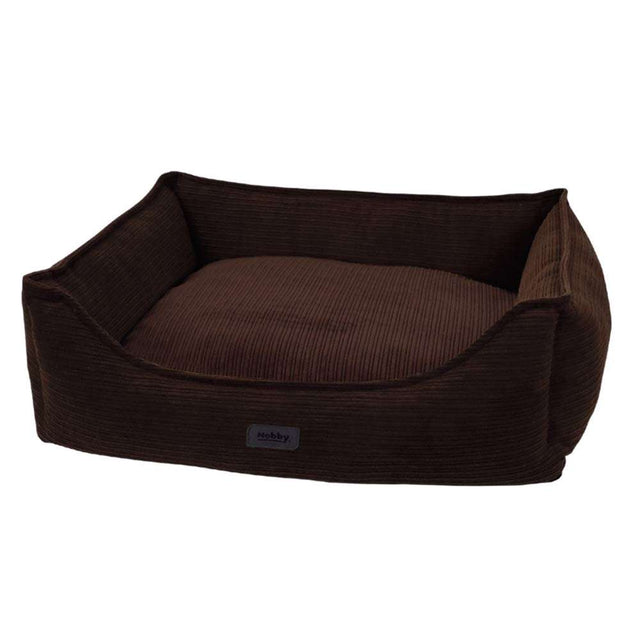 Komfortbett KAMBA eckig braun