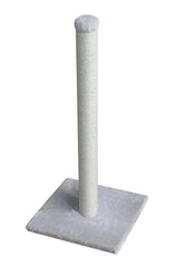 "Kratzbaum Classic ANZIO für Katzen mit stabilem Sockel und Sisal-umwickeltem Kratzpfeiler in heller Farbe."