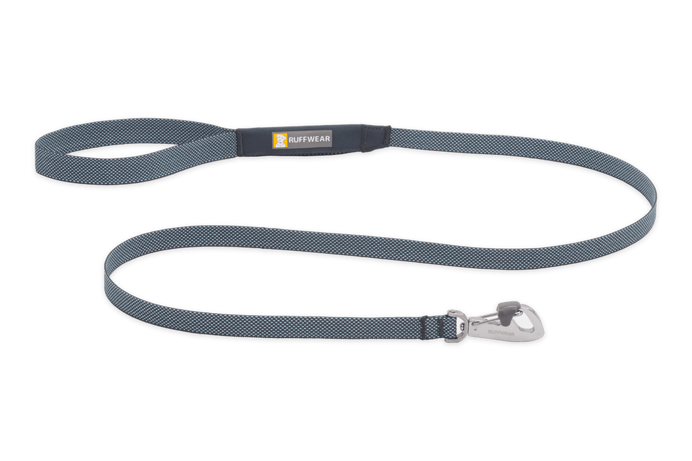 Leichte Hi Light™ Hundeleine von Ruffwear mit gepolstertem Griff und strapazierfähiger geflochtener Struktur.