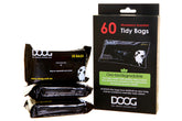 DOOG biologisch abbaubare Hundekotbeutel im Erdbeer-Aroma, 60 Stück in umweltfreundlicher Verpackung.