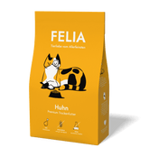 FELIA Premium Trockenfutter Huhn 2er Set für Katzen, getreidefrei, hoher Fleischanteil, gute Verträglichkeit, natürliche Vita
