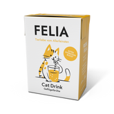 FELIA Cat Drink Huhn 2er Set - aromatische Hühnerbrühe zur Förderung der Flüssigkeitsaufnahme bei Katzen.