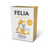 FELIA Cat Drink Huhn 2er Set - aromatische Hühnerbrühe zur Förderung der Flüssigkeitsaufnahme bei Katzen.