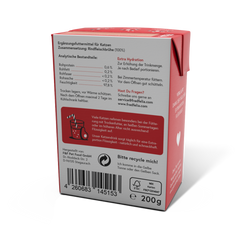 FELIA Cat Drink Rind 2er Set für Katzen, aromatische Rinderbrühe zur Steigerung der Trinkmotivation und Flüssigkeitsaufnahme.