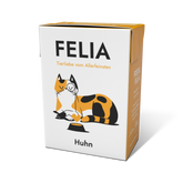 FELIA Huhn 2er Set Katzenfutter mit hohem Fleischanteil, feine Stücke in Sauce, für gesunde Ernährung und guten Geschmack.