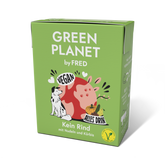 Umweltfreundliche Verpackung von GREEN PLANET Kein Rind (vegan) für gesunde, pflanzliche Hundenahrung ohne Rind.