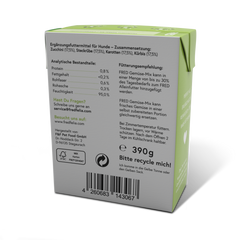 FRED Gemüse-Mix 2er Set für Hunde mit Zucchini, Karotten und Kürbis als gesunde Ergänzung zur Ernährung.