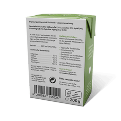 FRED Smoothie Gemüse mit Spirulina 2er Set für Hunde, kalorienarmer Snack mit Zucchini, Kartoffeln und Spirulina