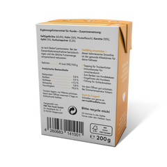 FRED Smoothie Huhn mit Kurkuma 2er Set für Hunde, kalorienarmer Snack, vielseitig als Topping oder gefrorenes Hundeeis.