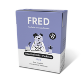 FRED VET Intestinal Diät für Hunde mit Pankreasproblemen, unterstützt die Verdauung und Nährstoffaufnahme.