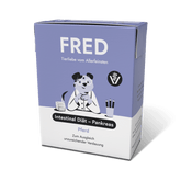 FRED VET Intestinal Diät für Hunde mit Pankreasproblemen, unterstützt die Verdauung und Nährstoffaufnahme.