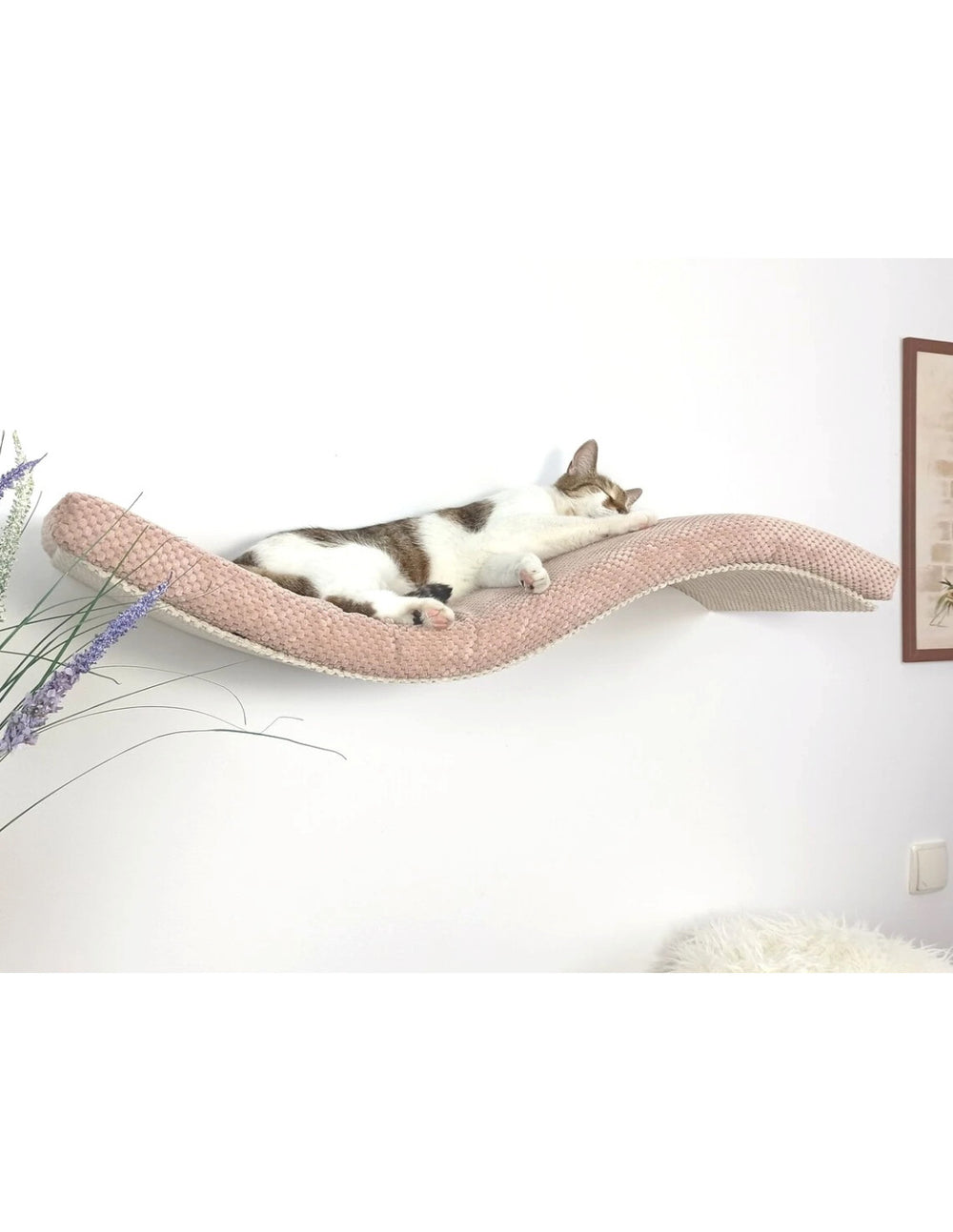 Cat Wall Shelf – Playful Curve | catsatelier-image-158
