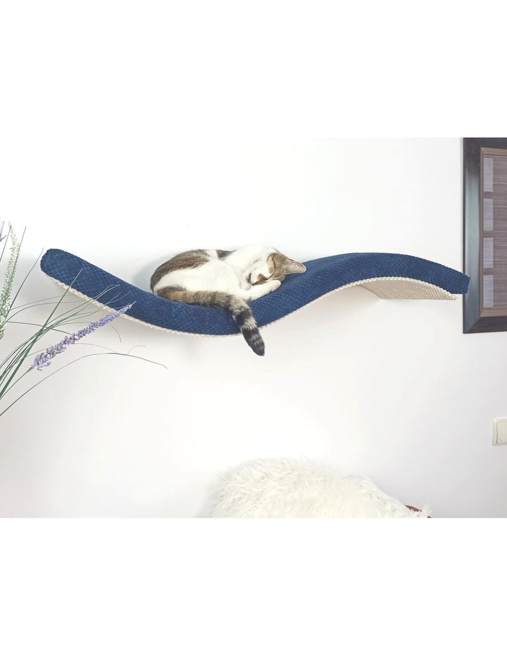 Cat Wall Shelf – Playful Curve | catsatelier-image-159
