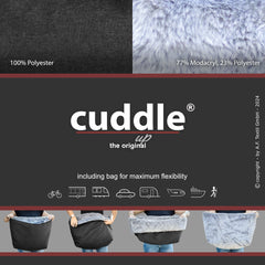 wandelbarer Hundeliegeplatz cuddle.up® aus weichem Polyester in modernem Design für gemütliche Tiermomente.