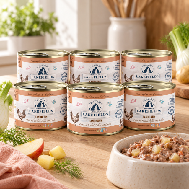 Nassfutter-Menü Huhn (Welpen)