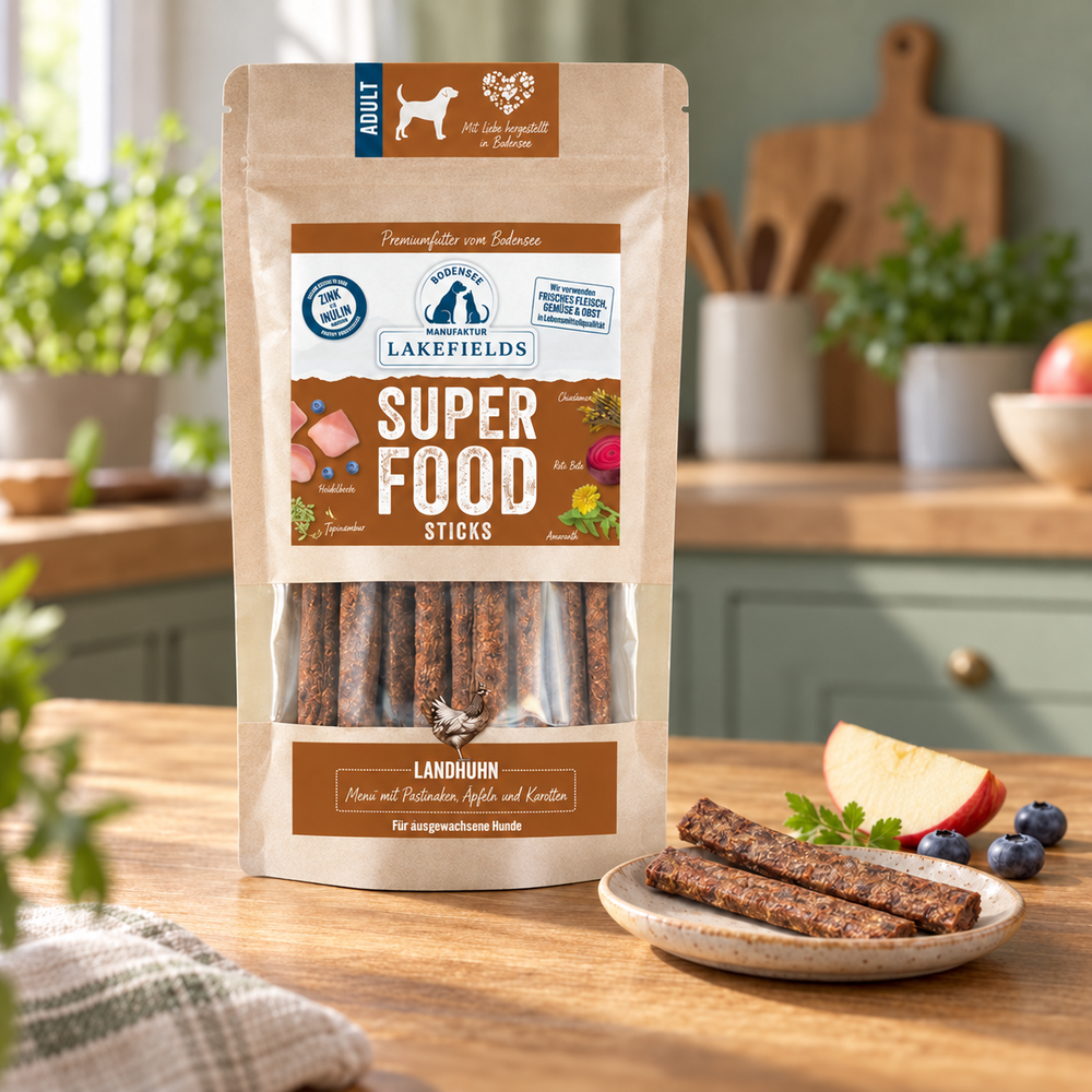 SUPERFOOD STICKS vom Huhn (Adult) – 130 g – Fellino Produktmotiv 2026-10