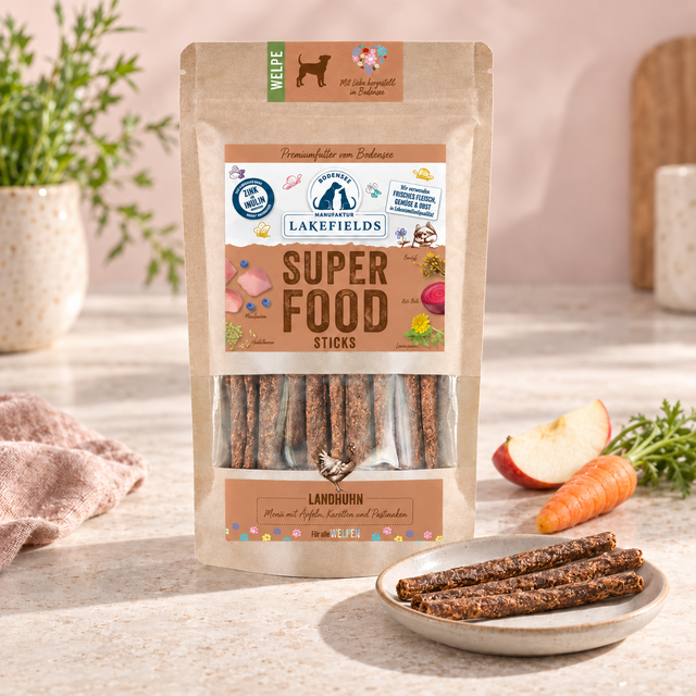 SUPERFOOD STICKS vom Huhn (Welpen)