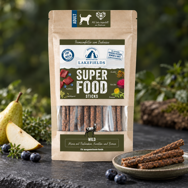 SUPERFOOD STICKS vom Wild (Adult)