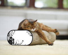 weiß, schwarze Blumen (000c) - Bild 2