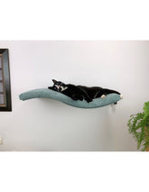 Metal Base Cat Wall Shelf WAVE | catsatelier-image-516