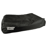 Schwarze wasserabweisende Hundedecke "Doggy Bag" in rechteckiger Form für Komfort und Stil.