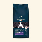 15-kg-Packung Prestige Adult MAXI Hundefutter für große Rassen von Pro-Nutrition. Braun, hochwertig und nahrhaft.