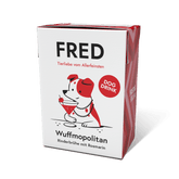 FRED Dog Drink Wuffmopolitan 2er Set für Hunde, ansprechende Verpackung mit Hund und Cocktailglas, fördert Flüssigkeitsaufnah