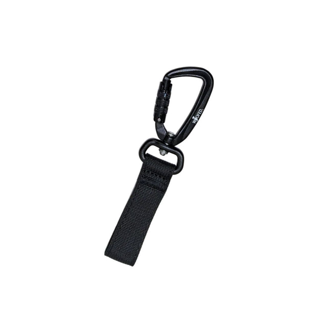 Gassigürtel - Sicherheitskarabiner Deep Black