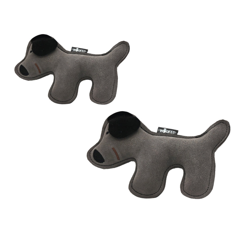 Rindsleder-Hund Spielzeug für Hunde, handgefertigt, robust und weich, ideal zum Kuscheln und Spielen, in zwei Größen erhältli