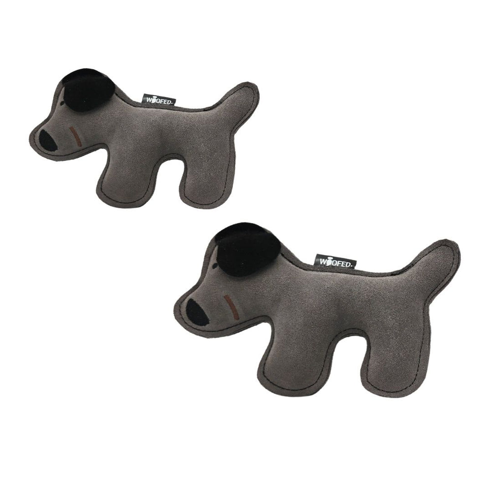 Rindsleder-Hund Spielzeug für Hunde, handgefertigt, robust und weich, ideal zum Kuscheln und Spielen, in zwei Größen erhältli