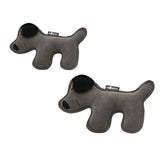 Rindsleder-Hund Spielzeug für Hunde, handgefertigt, robust und weich, ideal zum Kuscheln und Spielen, in zwei Größen erhältli